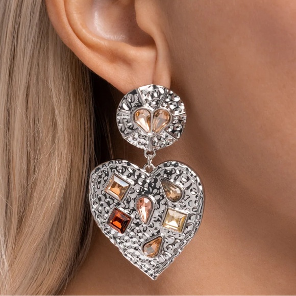 🔥🤎🔥  “ANTIQUED ALLURE” BROWN EARRINGS ~ PAPARAZZI❗️🔥🤎🔥 STUNNING❗️ - Picture 4 of 5